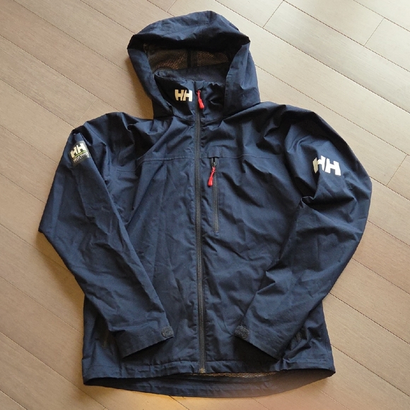 Helly Hansen Other - Helly Hansen Men's Dark Blue Raincoat